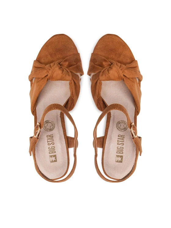 Big Star Shoes Γυναίκες Σανδάλια JJ274533 Καφέ Καφέ 6 Big Star Shoes Γυναίκες Σανδάλια JJ274533 Καφέ Καφέ - Image 6