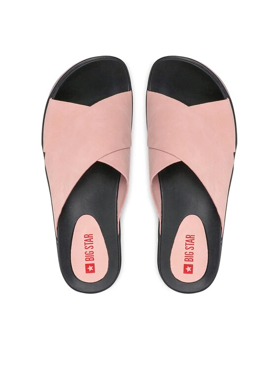 Big Star Shoes Γυναίκες Παντόφλες JJ274722 Ροζ Ροζ 6 Big Star Shoes Γυναίκες Παντόφλες JJ274722 Ροζ Ροζ - Image 6