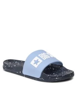 Big Star Shoes Γυναίκες Παντόφλες JJ274A526 Μπλε Μπλε