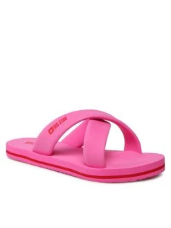 Big Star Shoes Γυναίκες Παντόφλες JJ274A520 Ροζ Ροζ