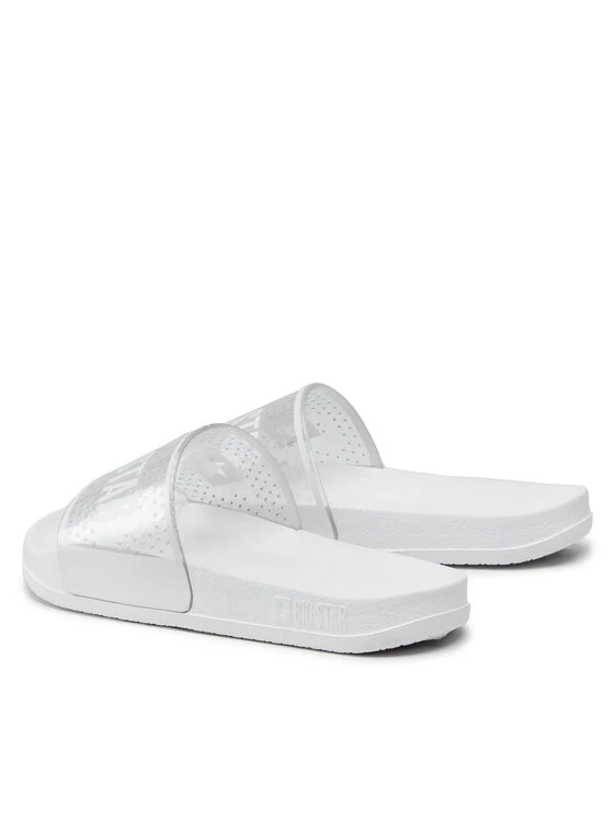 Big Star Shoes Γυναίκες Παντόφλες JJ274642 Λευκό Λευκό 3 Big Star Shoes Γυναίκες Παντόφλες JJ274642 Λευκό Λευκό - Image 3