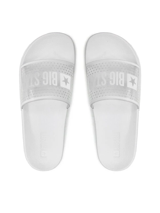 Big Star Shoes Γυναίκες Παντόφλες JJ274642 Λευκό Λευκό 6 Big Star Shoes Γυναίκες Παντόφλες JJ274642 Λευκό Λευκό - Image 6