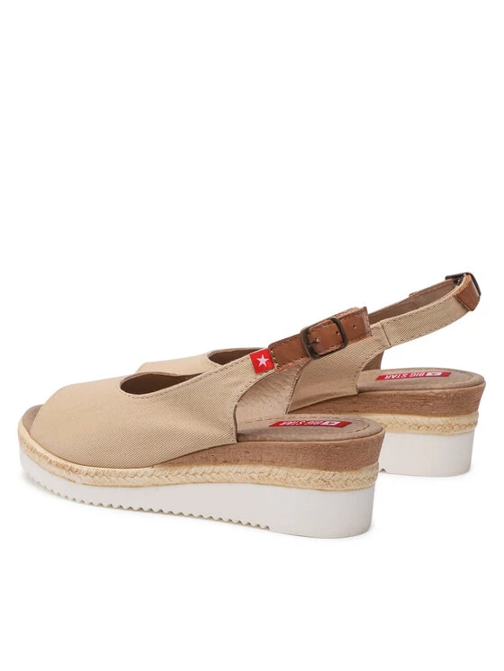 Big Star Shoes Γυναίκες Σανδάλια JJ276049 Μπεζ Μπεζ 3 Big Star Shoes Γυναίκες Σανδάλια JJ276049 Μπεζ Μπεζ - Image 3