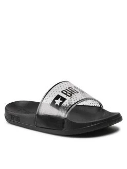 Big Star Shoes Γυναίκες Παντόφλες JJ274639 Μαύρο Μαύρο