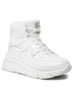 Big Star Shoes Γυναίκες Biker Μποτάκια Μποτάκια II274463 Λευκό Λευκό