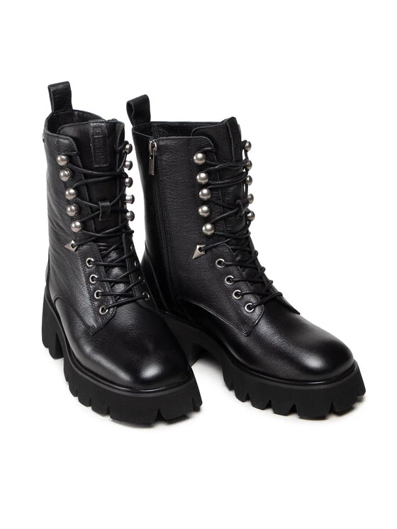 Big Star Shoes Γυναίκες Biker Μποτάκια Μποτάκια II274421 Μαύρο Μαύρο 5 Big Star Shoes Γυναίκες Biker Μποτάκια Μποτάκια II274421 Μαύρο Μαύρο - Image 5