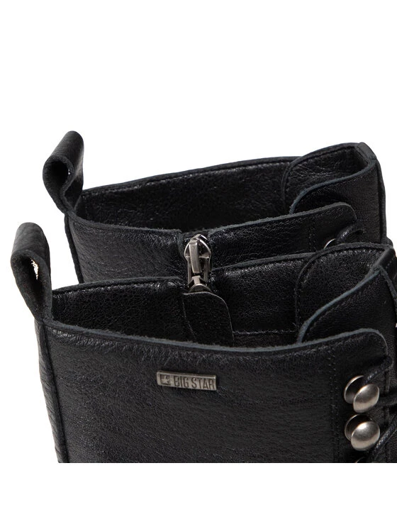 Big Star Shoes Γυναίκες Biker Μποτάκια Μποτάκια II274421 Μαύρο Μαύρο 6 Big Star Shoes Γυναίκες Biker Μποτάκια Μποτάκια II274421 Μαύρο Μαύρο - Image 6