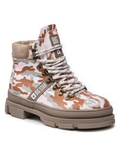 Big Star Shoes Γυναίκες Biker Μποτάκια Μποτάκια II274369 Γκρι Γκρι