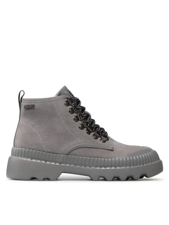 Big Star Shoes Γυναίκες Biker Μποτάκια Μποτάκια II274365 Γκρι Γκρι 2 Big Star Shoes Γυναίκες Biker Μποτάκια Μποτάκια II274365 Γκρι Γκρι - Image 2