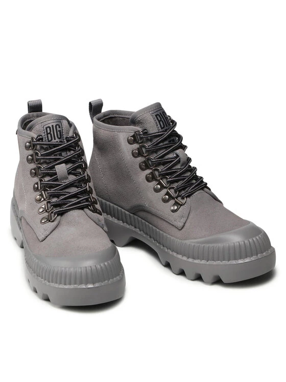 Big Star Shoes Γυναίκες Biker Μποτάκια Μποτάκια II274365 Γκρι Γκρι 5 Big Star Shoes Γυναίκες Biker Μποτάκια Μποτάκια II274365 Γκρι Γκρι - Image 5