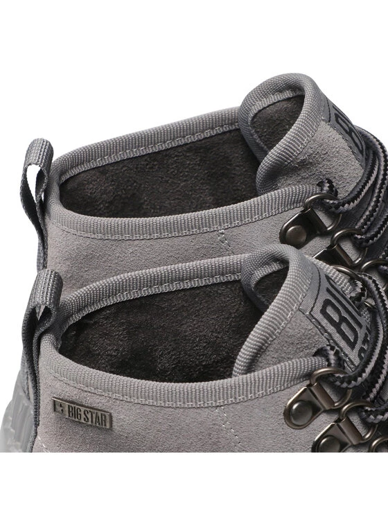 Big Star Shoes Γυναίκες Biker Μποτάκια Μποτάκια II274365 Γκρι Γκρι 6 Big Star Shoes Γυναίκες Biker Μποτάκια Μποτάκια II274365 Γκρι Γκρι - Image 6