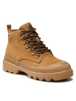 Big Star Shoes Γυναίκες Biker Μποτάκια Μποτάκια II274366 Καφέ Καφέ