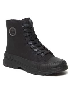 Big Star Shoes Γυναίκες Biker Μποτάκια Μποτάκια II274351 Μαύρο Μαύρο