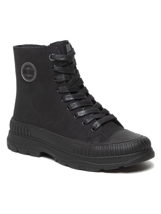 Big Star Shoes Γυναίκες Biker Μποτάκια Μποτάκια II274351 Μαύρο Μαύρο 1 Big Star Shoes Γυναίκες Biker Μποτάκια Μποτάκια II274351 Μαύρο Μαύρο