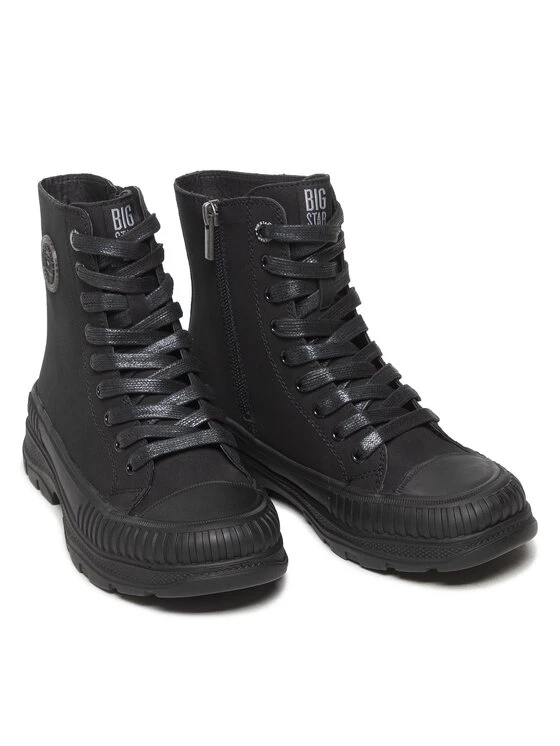 Big Star Shoes Γυναίκες Biker Μποτάκια Μποτάκια II274351 Μαύρο Μαύρο 5 Big Star Shoes Γυναίκες Biker Μποτάκια Μποτάκια II274351 Μαύρο Μαύρο - Image 5