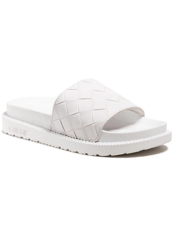 Big Star Shoes Γυναίκες Παντόφλες HH274683 Λευκό Λευκό 1 Big Star Shoes Γυναίκες Παντόφλες HH274683 Λευκό Λευκό