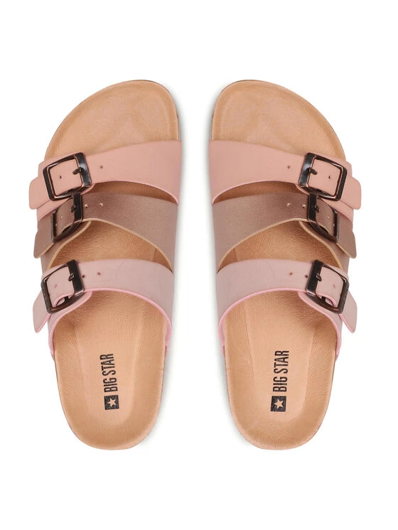 Big Star Shoes Γυναίκες Παντόφλες HH274586 Ροζ Ροζ 6 Big Star Shoes Γυναίκες Παντόφλες HH274586 Ροζ Ροζ - Image 6