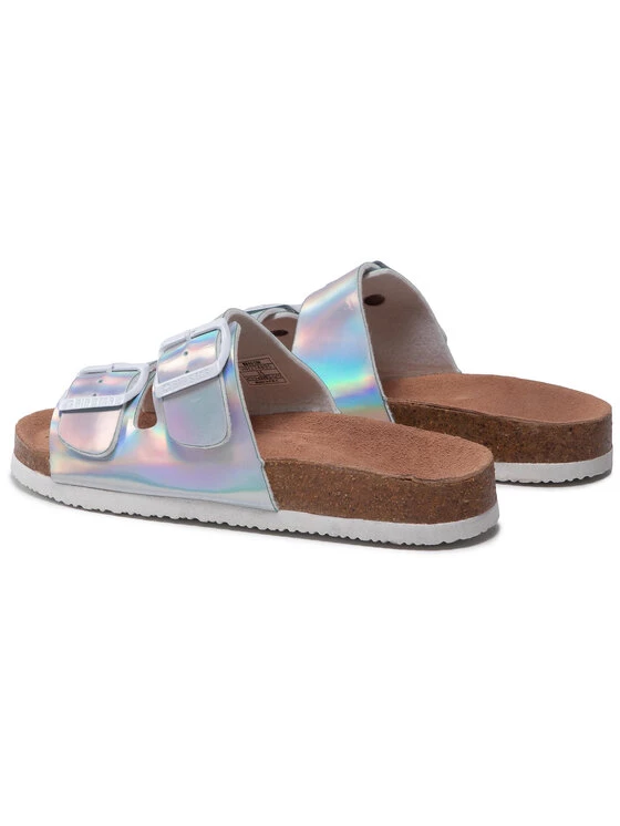 Big Star Shoes Γυναίκες Παντόφλες HH274895 Ασημί Ασημί 3 Big Star Shoes Γυναίκες Παντόφλες HH274895 Ασημί Ασημί - Image 3