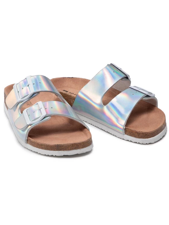 Big Star Shoes Γυναίκες Παντόφλες HH274895 Ασημί Ασημί 5 Big Star Shoes Γυναίκες Παντόφλες HH274895 Ασημί Ασημί - Image 5