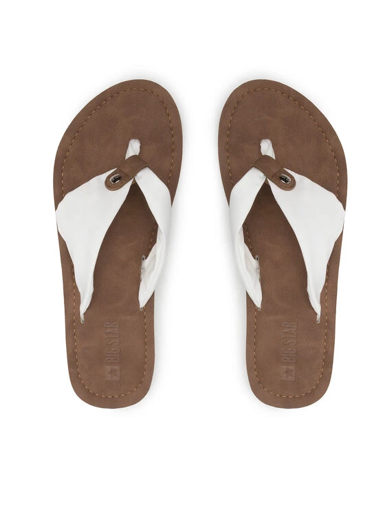 Big Star Shoes Γυναίκες Σαγιονάρες JJ274A347 Λευκό Λευκό 6 Big Star Shoes Γυναίκες Σαγιονάρες JJ274A347 Λευκό Λευκό - Image 6