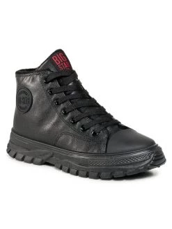 Big Star Shoes Γυναίκες Κλειστά Παπούτσια Sneakers GG274537 Μαύρο Μαύρο