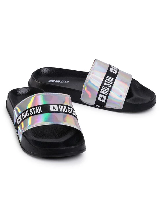 Big Star Shoes Γυναίκες Παντόφλες GG274A005 Ασημί Ασημί 5 Big Star Shoes Γυναίκες Παντόφλες GG274A005 Ασημί Ασημί - Image 5