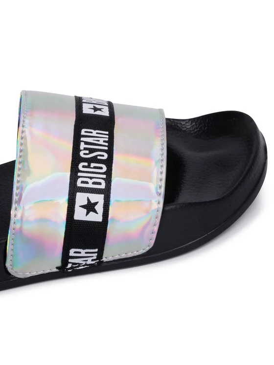 Big Star Shoes Γυναίκες Παντόφλες GG274A005 Ασημί Ασημί 6 Big Star Shoes Γυναίκες Παντόφλες GG274A005 Ασημί Ασημί - Image 6