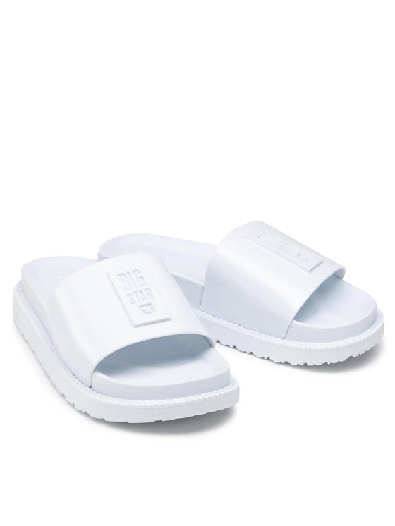 Big Star Shoes Γυναίκες Παντόφλες FF274812 Λευκό Λευκό 5 Big Star Shoes Γυναίκες Παντόφλες FF274812 Λευκό Λευκό - Image 5