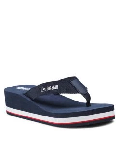 Big Star Shoes Γυναίκες Σαγιονάρες JJ274A331 Σκούρο μπλε Σκούρο μπλε