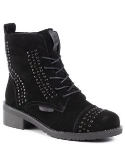 Big Star Shoes Γυναίκες Μποτάκια EE274505 Μαύρο Μαύρο