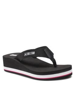 Big Star Shoes Γυναίκες Σαγιονάρες JJ274A332 Μαύρο Μαύρο