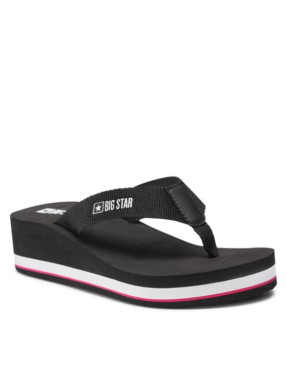 Big Star Shoes Γυναίκες Σαγιονάρες JJ274A332 Μαύρο Μαύρο 1 Big Star Shoes Γυναίκες Σαγιονάρες JJ274A332 Μαύρο Μαύρο