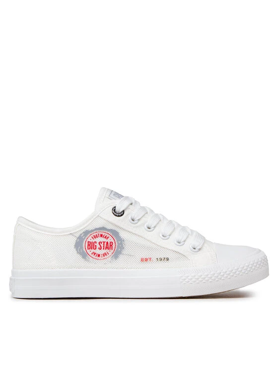 Big Star Shoes Γυναίκες Κλειστά Παπούτσια Sneakers JJ274A253 Λευκό Λευκό 2 Big Star Shoes Γυναίκες Κλειστά Παπούτσια Sneakers JJ274A253 Λευκό Λευκό - Image 2