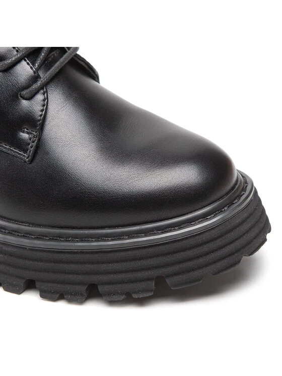 Big Star Shoes Γυναίκες Biker Μποτάκια Ορειβατικά παπούτσια KK274506 Μαύρο Μαύρο 6 Big Star Shoes Γυναίκες Biker Μποτάκια Ορειβατικά παπούτσια KK274506 Μαύρο Μαύρο - Image 6