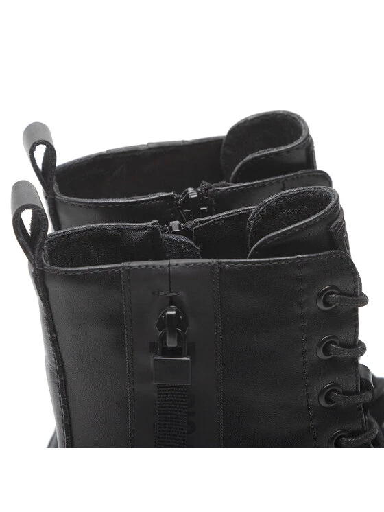 Big Star Shoes Γυναίκες Biker Μποτάκια Μποτάκια KK274490 Μαύρο Μαύρο 5 Big Star Shoes Γυναίκες Biker Μποτάκια Μποτάκια KK274490 Μαύρο Μαύρο - Image 5