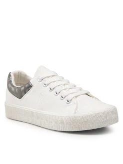 Big Star Shoes Γυναίκες Κλειστά Παπούτσια Πάνινα παπούτσια JJ274561 Λευκό Λευκό