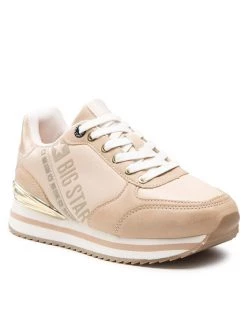 Big Star Shoes Γυναίκες Αθλητικά KK274437 Μπεζ Μπεζ