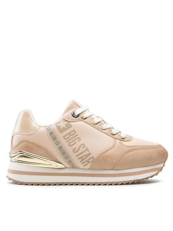 Big Star Shoes Γυναίκες Αθλητικά KK274437 Μπεζ Μπεζ 2 Big Star Shoes Γυναίκες Αθλητικά KK274437 Μπεζ Μπεζ - Image 2