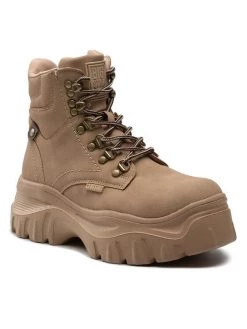 Big Star Shoes Γυναίκες Biker Μποτάκια Μποτάκια KK274366 Καφέ Καφέ