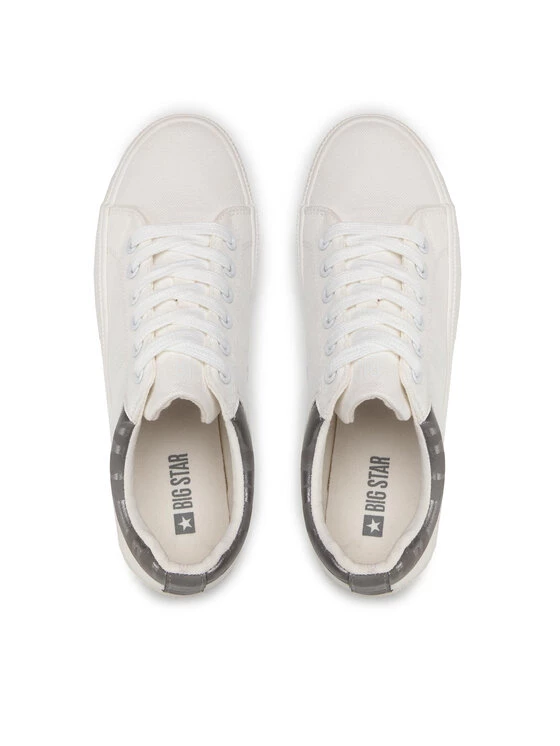 Big Star Shoes Γυναίκες Κλειστά Παπούτσια Πάνινα παπούτσια JJ274561 Λευκό Λευκό 6 Big Star Shoes Γυναίκες Κλειστά Παπούτσια Πάνινα παπούτσια JJ274561 Λευκό Λευκό - Image 6