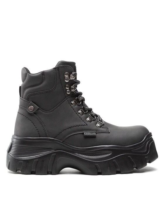 Big Star Shoes Γυναίκες Biker Μποτάκια Μποτάκια KK274368 Μαύρο Μαύρο 2 Big Star Shoes Γυναίκες Biker Μποτάκια Μποτάκια KK274368 Μαύρο Μαύρο - Image 2
