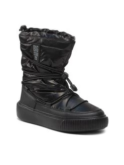 Big Star Shoes Γυναίκες Μπότες Χιονιού KK274193 906 Μαύρο Μαύρο