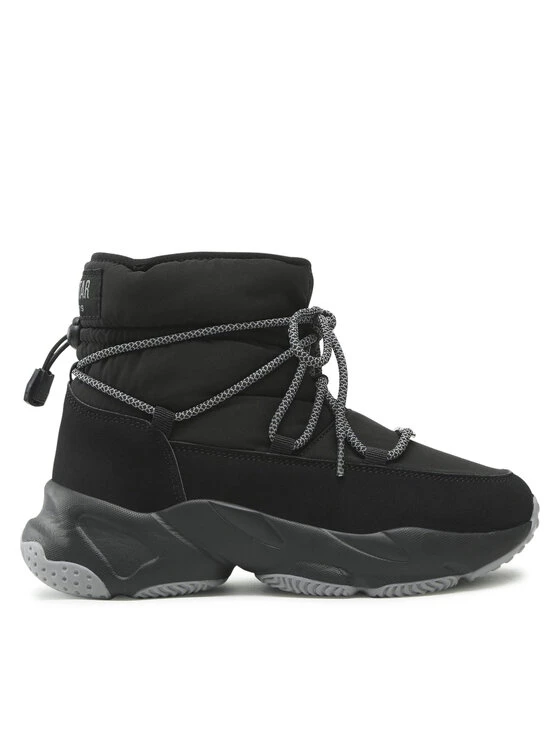 Big Star Shoes Γυναίκες Biker Μποτάκια Μποτάκια KK274274 Μαύρο Μαύρο 2 Big Star Shoes Γυναίκες Biker Μποτάκια Μποτάκια KK274274 Μαύρο Μαύρο - Image 2