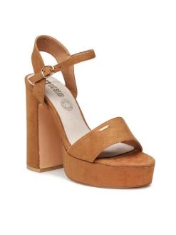 Big Star Shoes Γυναίκες Σανδάλια JJ274530 Καφέ Καφέ