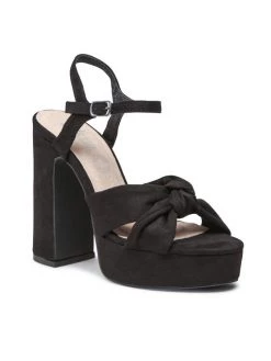 Big Star Shoes Γυναίκες Σανδάλια JJ274532 Μαύρο Μαύρο