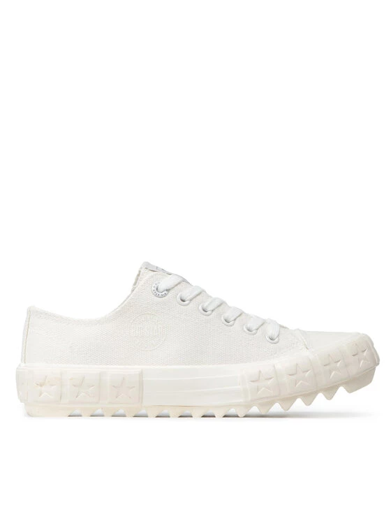 Big Star Shoes Γυναίκες Κλειστά Παπούτσια Πάνινα παπούτσια JJ274509 Λευκό Λευκό 2 Big Star Shoes Γυναίκες Κλειστά Παπούτσια Πάνινα παπούτσια JJ274509 Λευκό Λευκό - Image 2