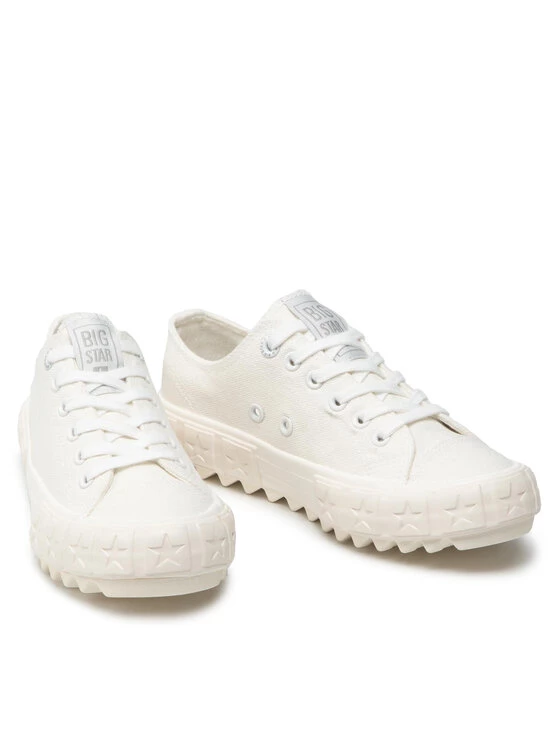 Big Star Shoes Γυναίκες Κλειστά Παπούτσια Πάνινα παπούτσια JJ274509 Λευκό Λευκό 5 Big Star Shoes Γυναίκες Κλειστά Παπούτσια Πάνινα παπούτσια JJ274509 Λευκό Λευκό - Image 5