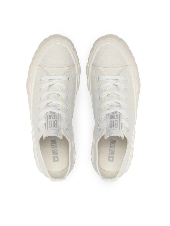 Big Star Shoes Γυναίκες Κλειστά Παπούτσια Πάνινα παπούτσια JJ274509 Λευκό Λευκό 6 Big Star Shoes Γυναίκες Κλειστά Παπούτσια Πάνινα παπούτσια JJ274509 Λευκό Λευκό - Image 6