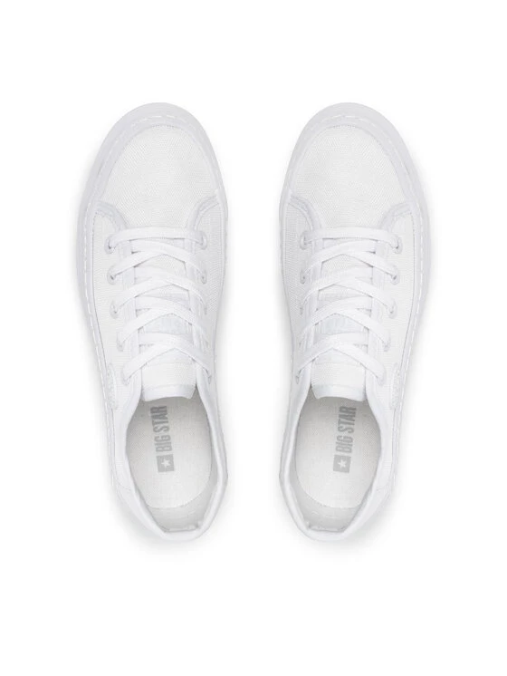 Big Star Shoes Γυναίκες Κλειστά Παπούτσια Πάνινα παπούτσια JJ274488 Λευκό Λευκό 6 Big Star Shoes Γυναίκες Κλειστά Παπούτσια Πάνινα παπούτσια JJ274488 Λευκό Λευκό - Image 6