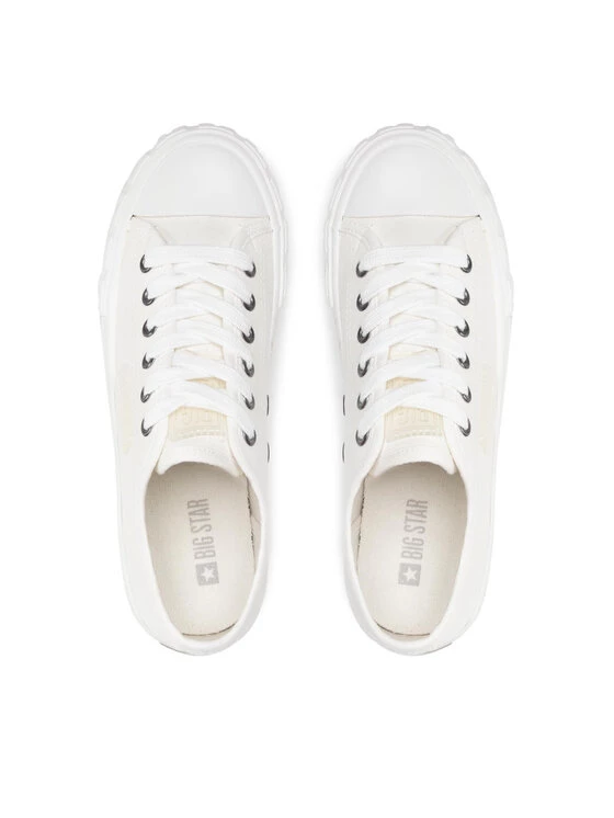 Big Star Shoes Γυναίκες Κλειστά Παπούτσια Sneakers JJ274493 Λευκό Λευκό 6 Big Star Shoes Γυναίκες Κλειστά Παπούτσια Sneakers JJ274493 Λευκό Λευκό - Image 6